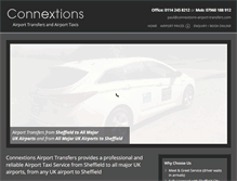 Tablet Screenshot of connextions-airport-transfers.com